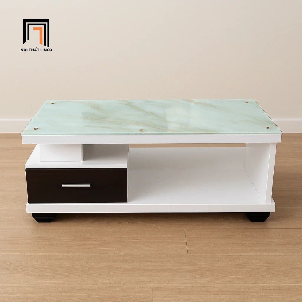 Bàn sofa phòng khách giá rẻ BTPK5 Ulfah 1m x 50 hộc kéo nhỏ