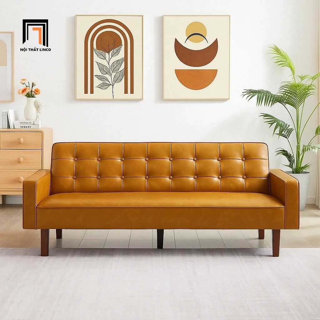 Ghế sofa giường thông minh GB21 Eloy dài 2m da giả