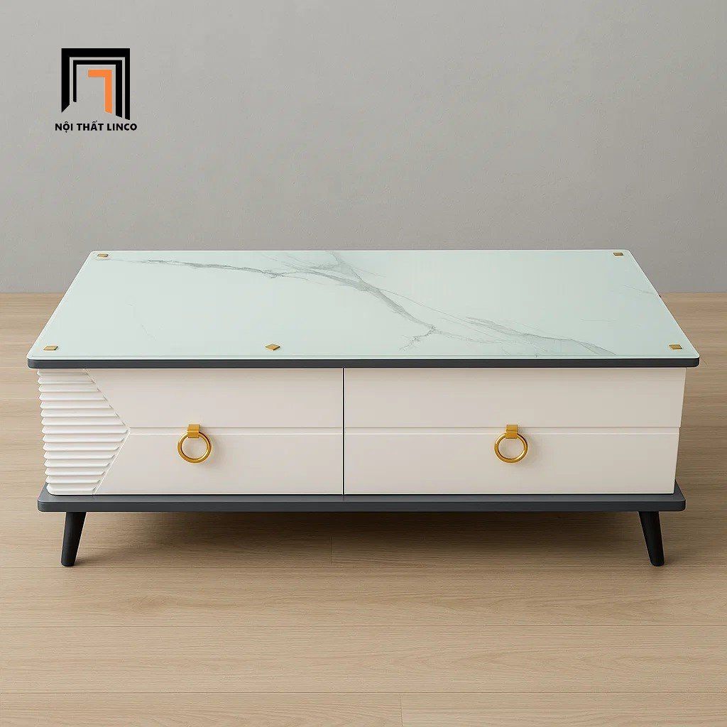 Bàn sofa mặt kính cường lực sang trọng BTPK65 Avary 1m x 50