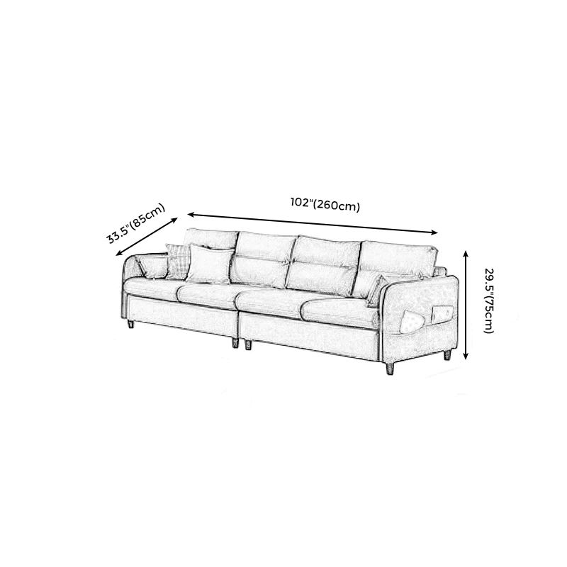 Ghế sofa băng chờ dài 2m4 BT189 Bundar 2m4 bọc da giả