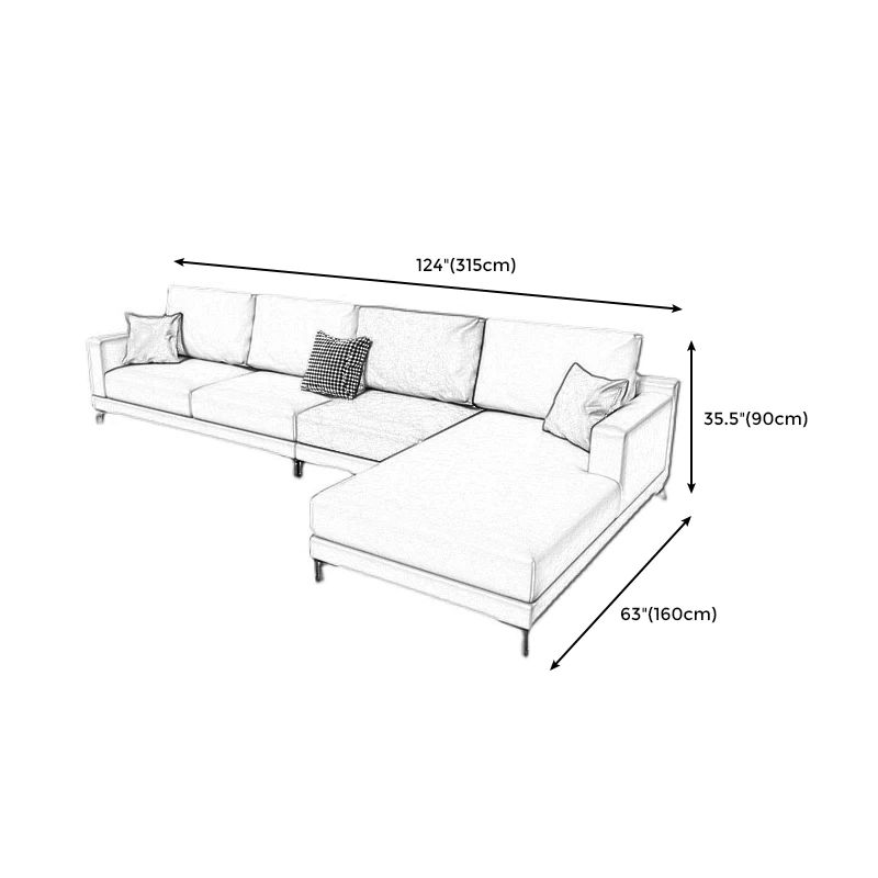 Bộ ghế sofa góc chữ L sang trọng GT115 Grove 3m15 x 1m6