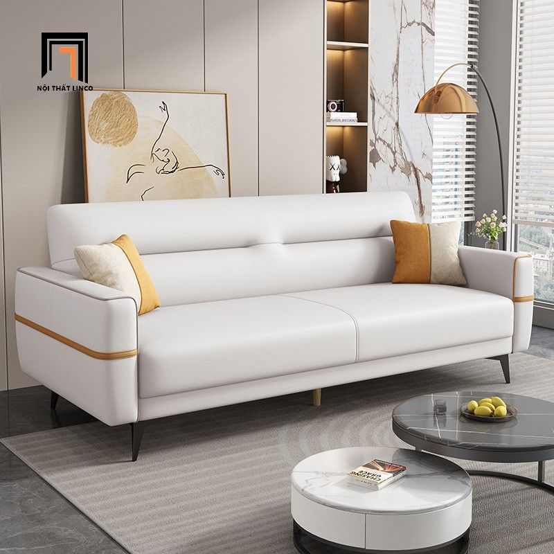Ghế sofa giường nằm hiện đại 2m GB110 Uniao phối màu da đẹp