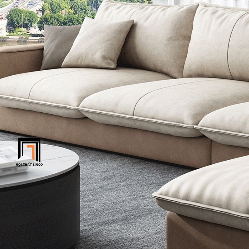 Bộ ghế sofa băng sang trọng BT300 Olive dài 2m2 da công nghiệp