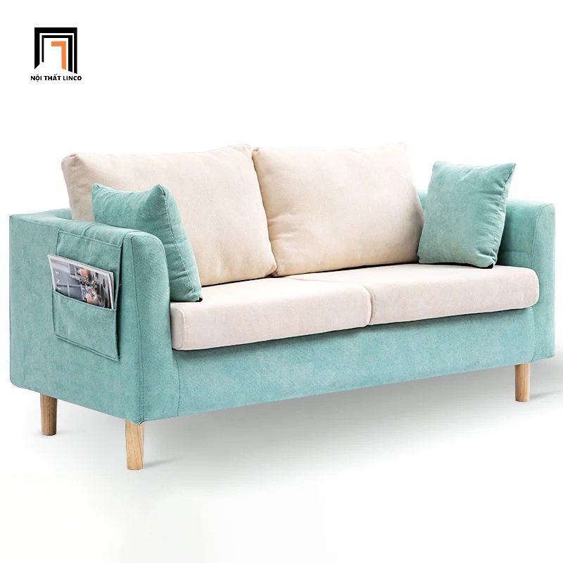 Bộ ghế sofa gia đình nhỏ xinh KT81 Kiddy vải cotton mềm