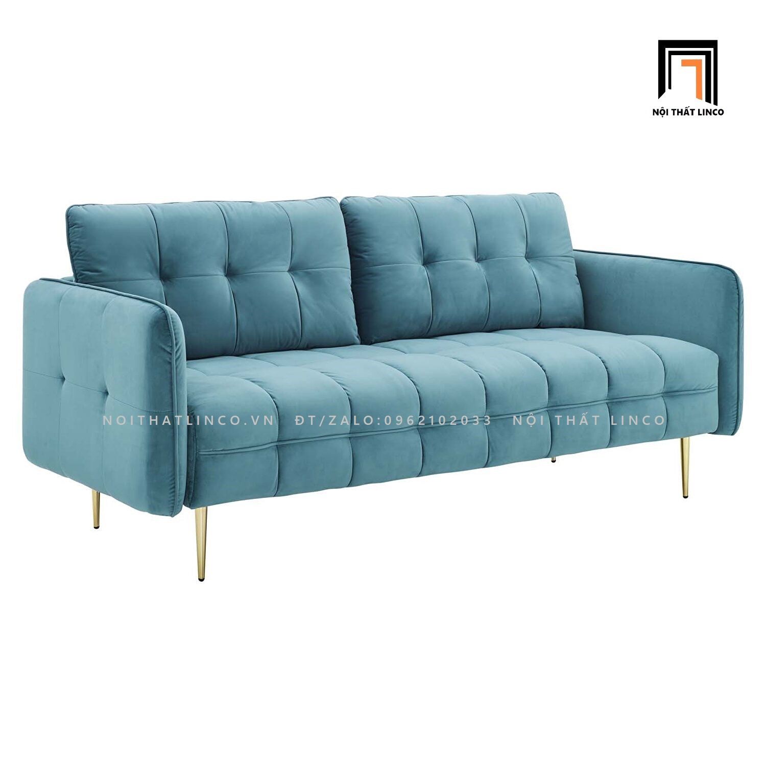 Ghế sofa băng giá rẻ BT98 Cameron dài 1m9 chân inox