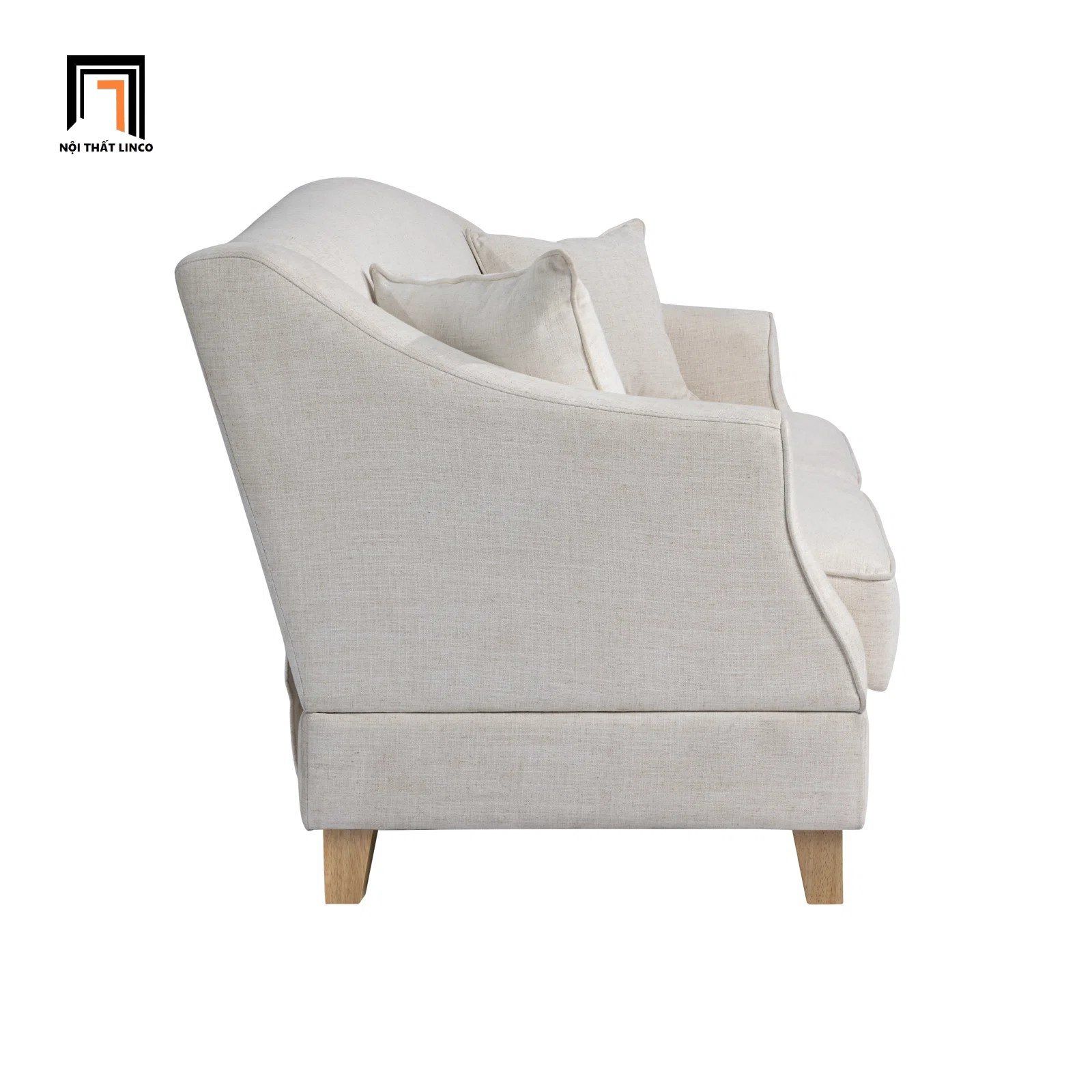 Ghế sofa giường phong cách Âu Mỹ GB102 Milena 2m2 vải nhung