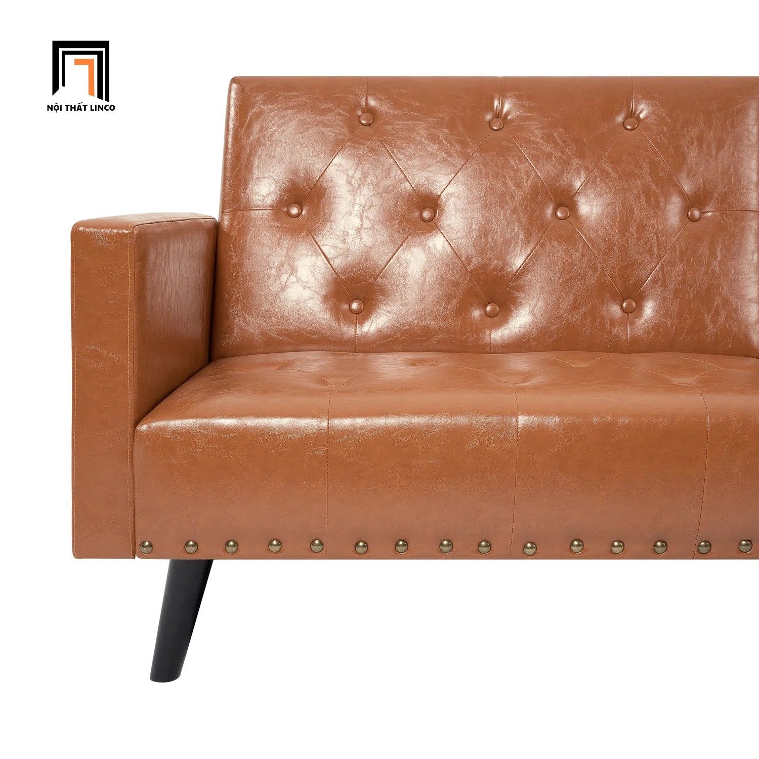 Ghế sofa bed bật giường 2 chỗ ngồi GB101 Sprague 2m da giả