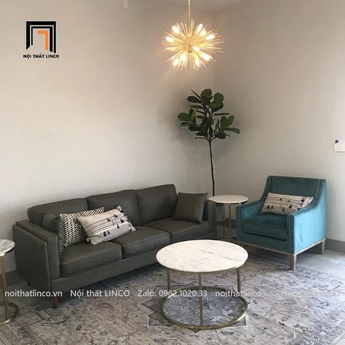 Ghế sofa văng da công nghiệp 2m BT37-Portola 3 chỗ ngồi