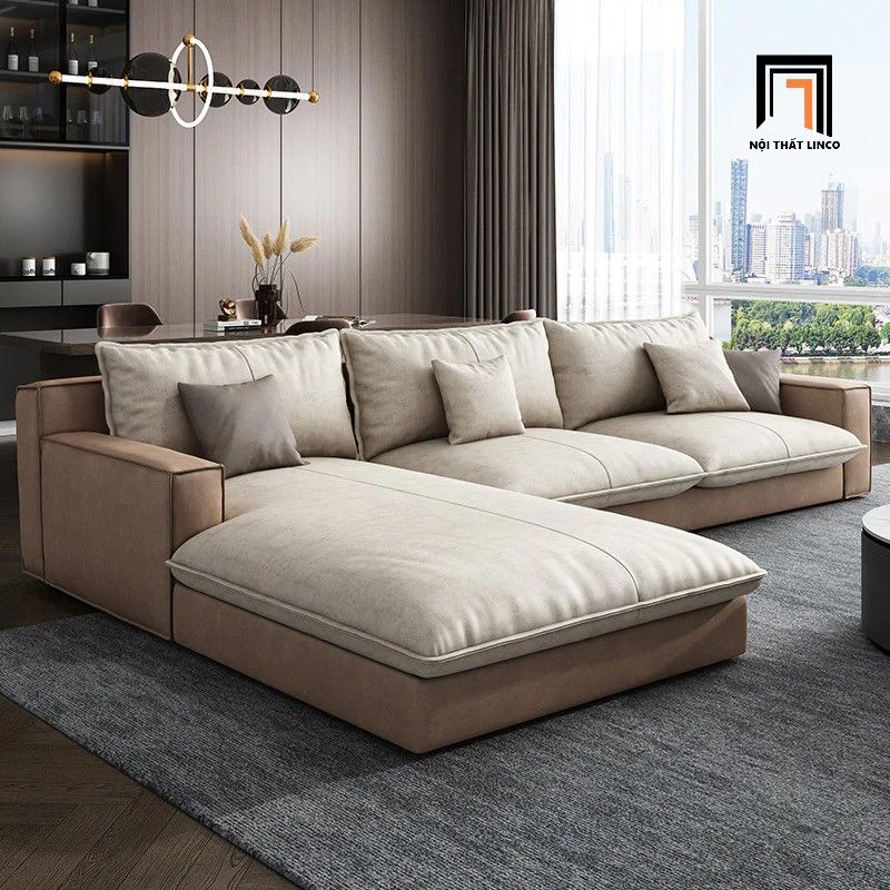 Bộ ghế sofa băng sang trọng BT300 Olive dài 2m2 da công nghiệp