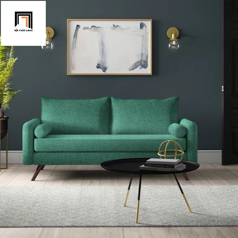 Ghế sofa băng giá rẻ BT4 dài 1m9 bọc vải cho phòng khách nhỏ