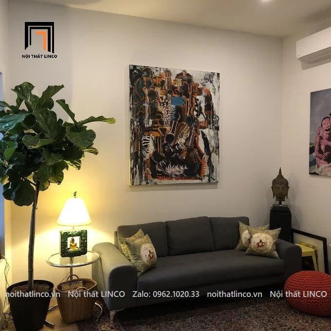Ghế sofa băng giật lún dài 2m BT39-Glenn chân inox