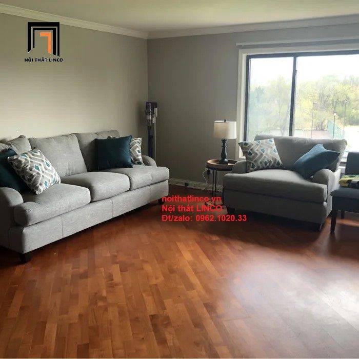 Bộ ghế sofa phong cách cổ điển PK13 Somerville bọc vải mềm mịn