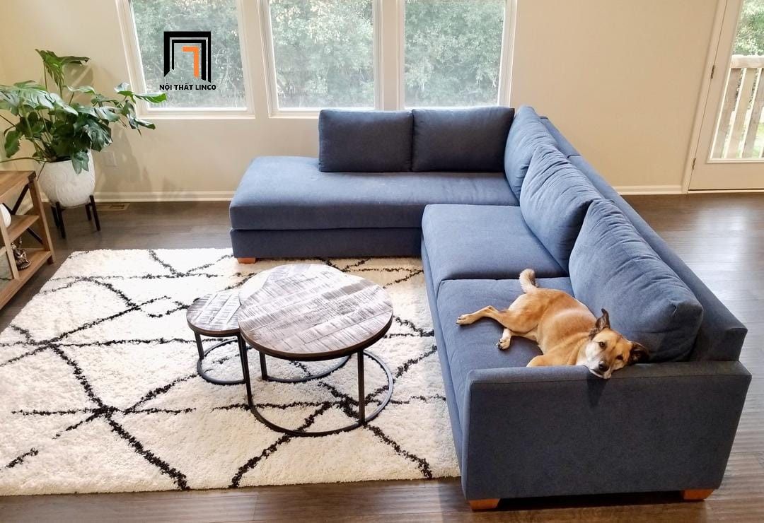 Ghế sofa góc L GT10 Tuxedo màu xám ghi giá rẻ
