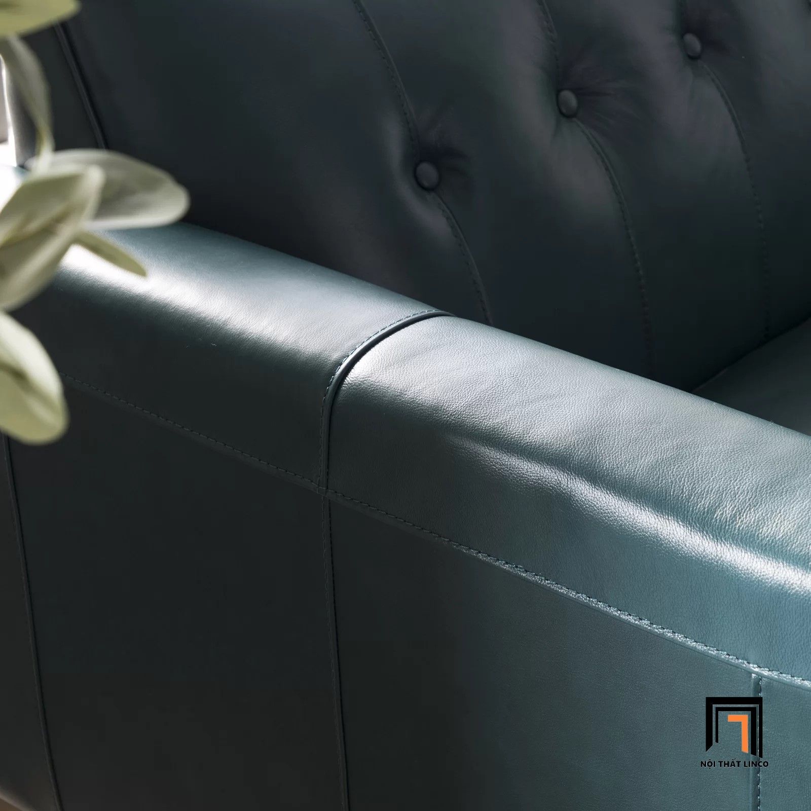Ghế sofa băng bọc da công nghiệp BT173 Cornwall 2m cho văn phòng