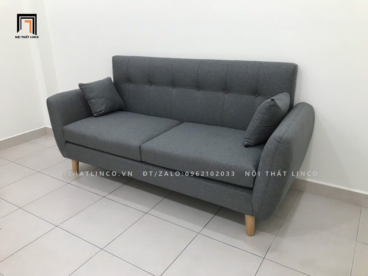 Ghế sofa băng nhỏ gọn BT101 dài 1m9 cho văn phòng làm việc