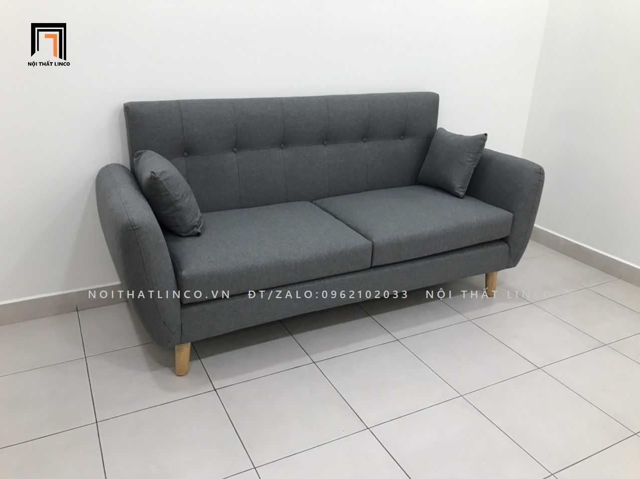 Ghế sofa băng nhỏ gọn BT101 dài 1m9 cho văn phòng làm việc