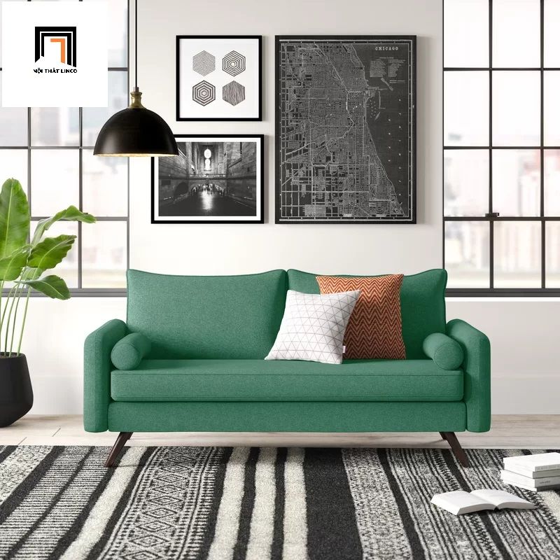 Ghế sofa băng giá rẻ BT4 dài 1m9 bọc vải cho phòng khách nhỏ