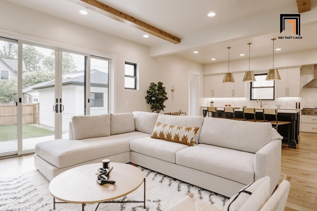 Ghế sofa góc L GT10 Tuxedo màu xám ghi giá rẻ
