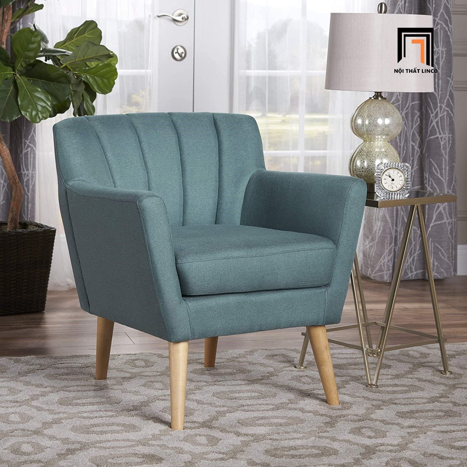 Ghế sofa đơn nhỏ gọn DT25 Licur cho phòng nhỏ
