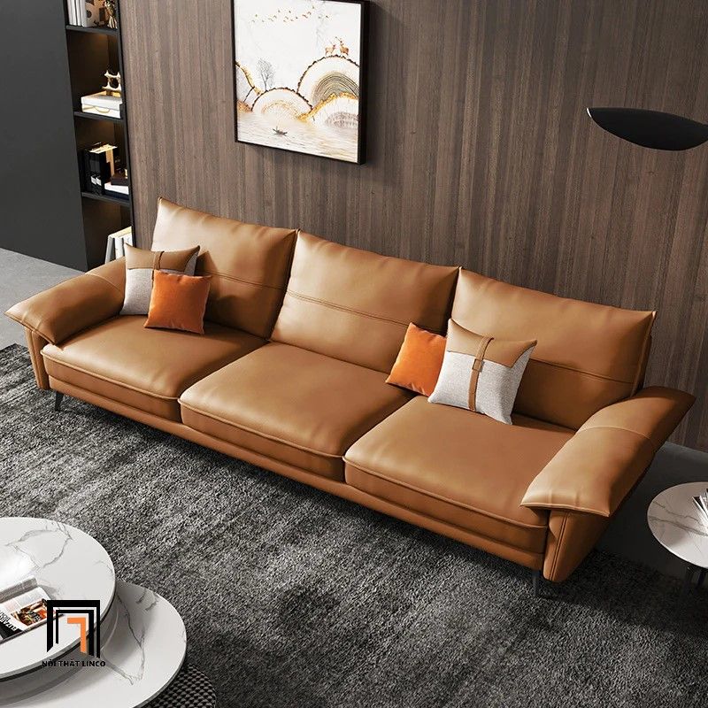Bộ ghế sofa phòng khách KT66 Srender da công nghiệp