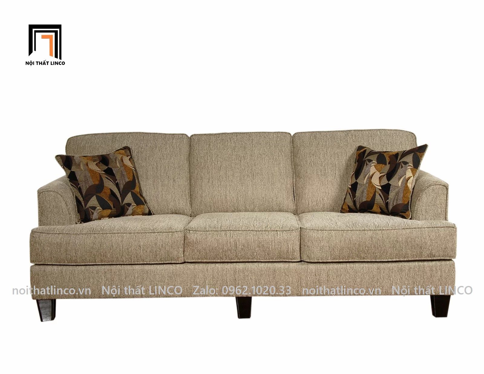 Ghế sofa băng 3 chỗ ngồi 1m9 BT41-Mayzie dài 2m vải mềm