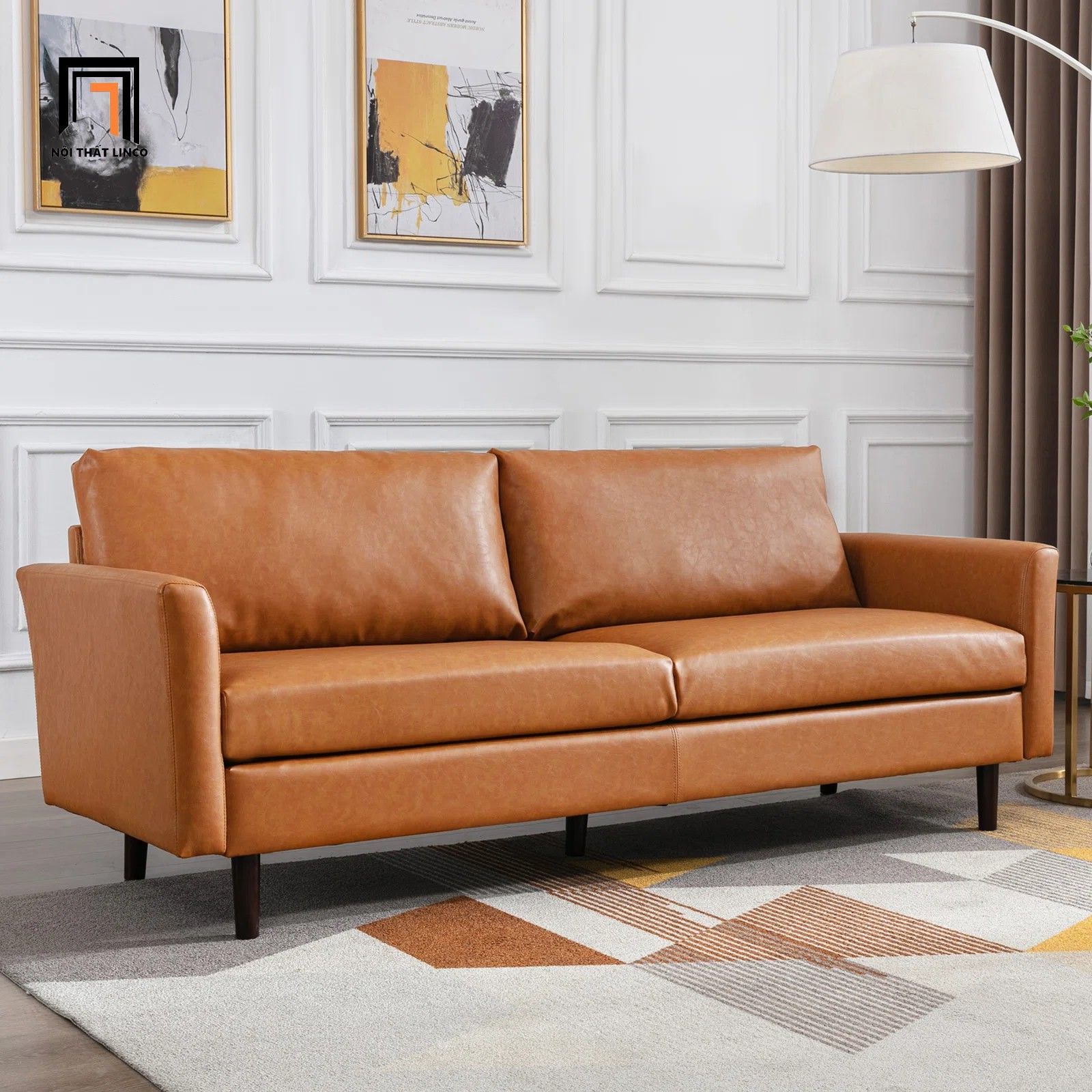 Ghế sofa băng da giả dài 1m9 BT235 Vega cho văn phòng giá rẻ