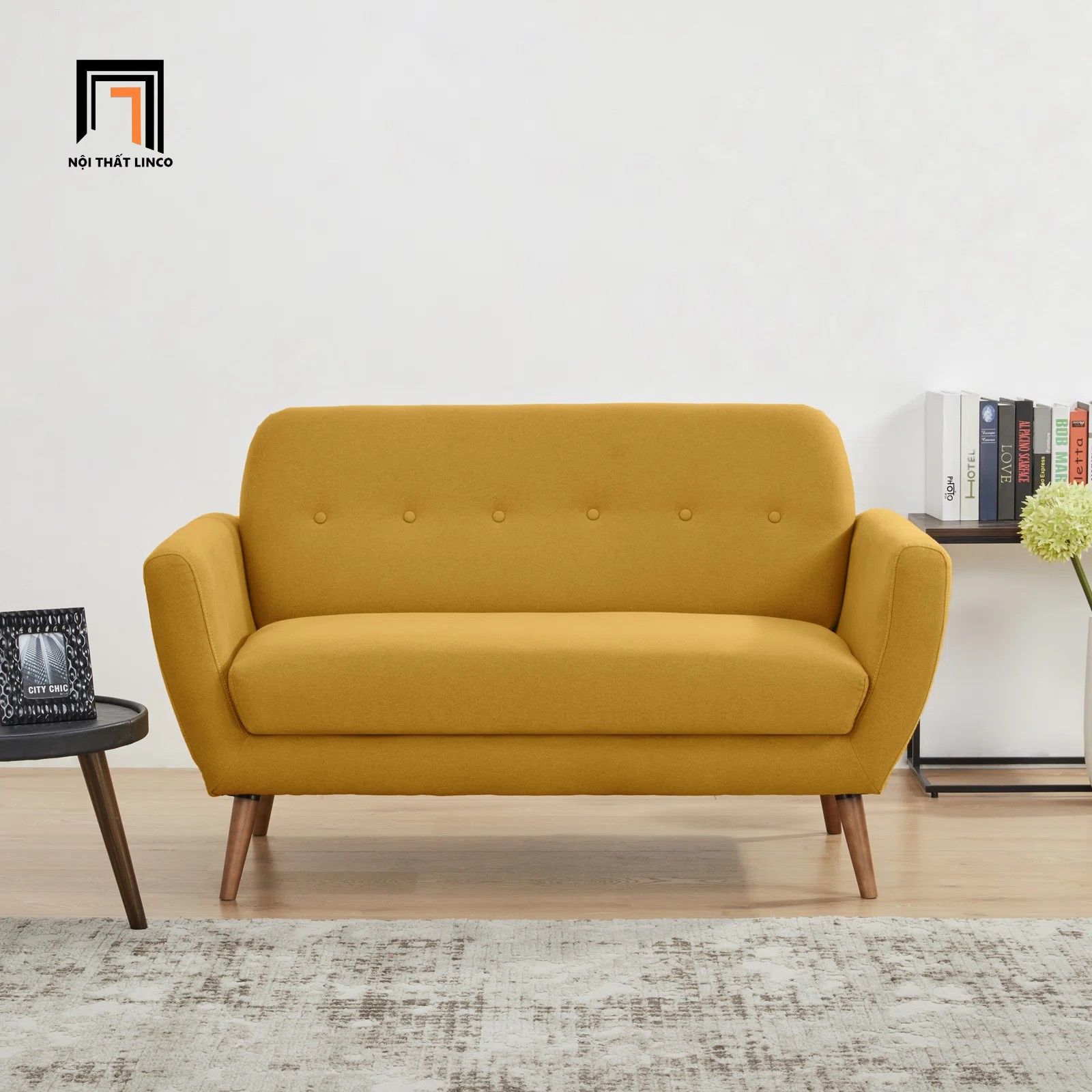Ghế sofa văng cho phòng nhỏ BT231 Cutshall dài 1m3 giá rẻ