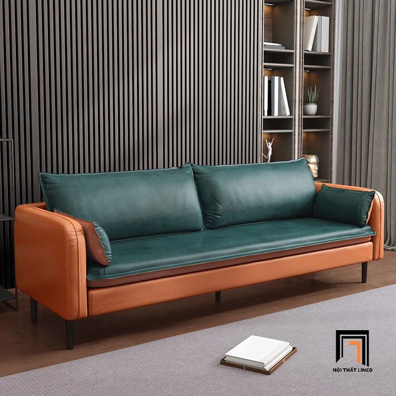 Ghế sofa băng phòng khách dài 2m BT152 Flamo da công nghiệp