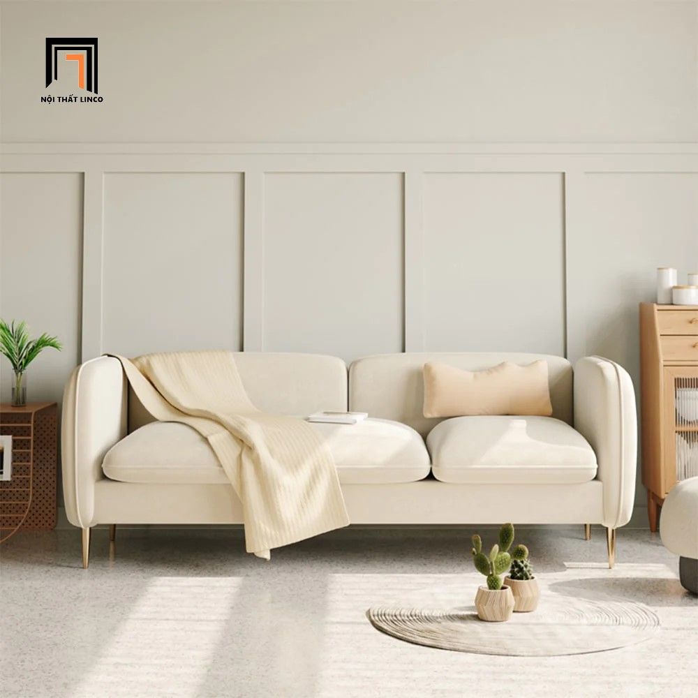 Ghế sofa băng dài 1m9 BT148 Ivy cho căn hộ chung cư