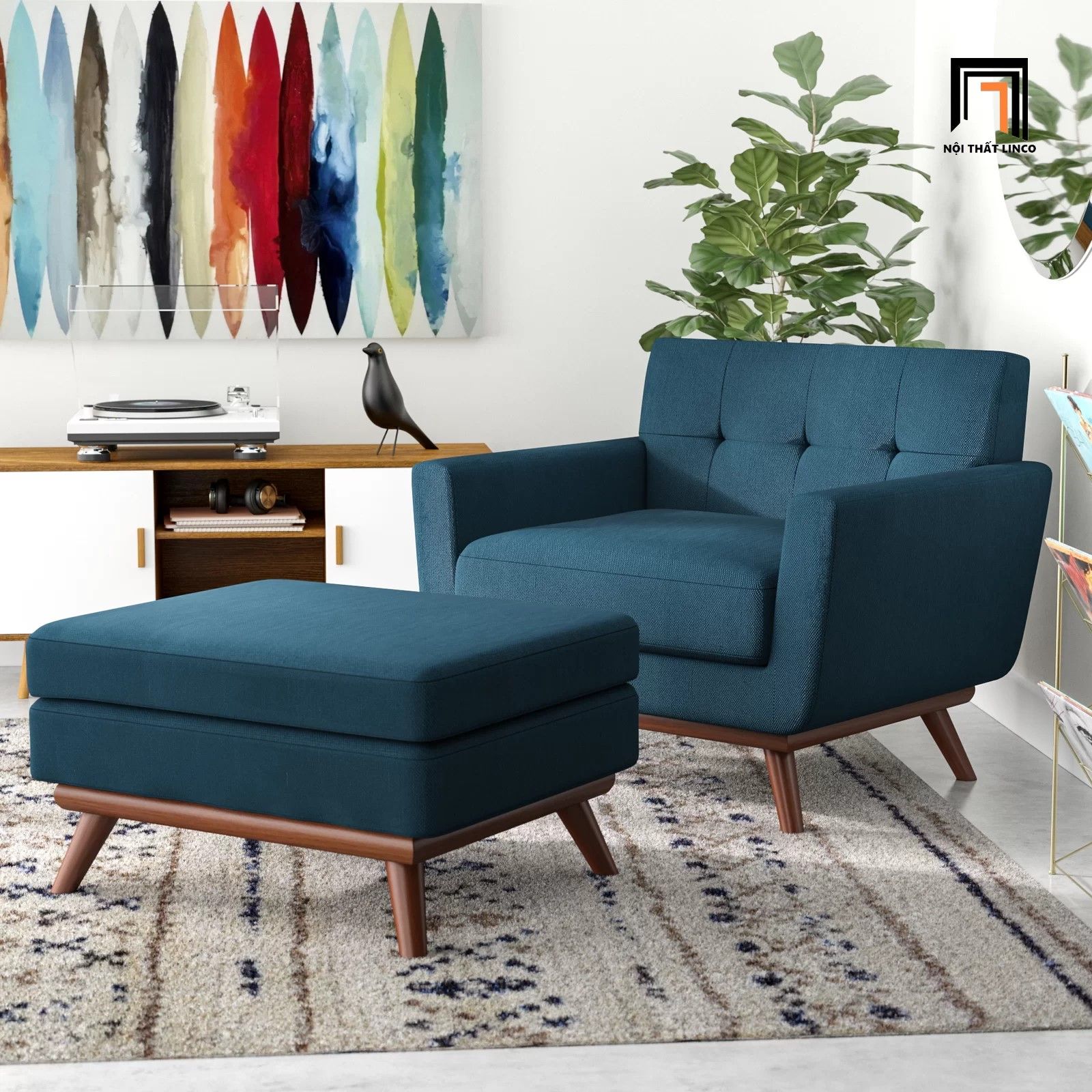Ghế sofa đơn gia đình DT42 Messinger bọc vải giá rẻ