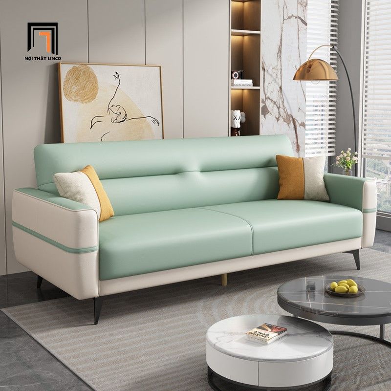 Ghế sofa giường nằm hiện đại 2m GB110 Uniao phối màu da đẹp