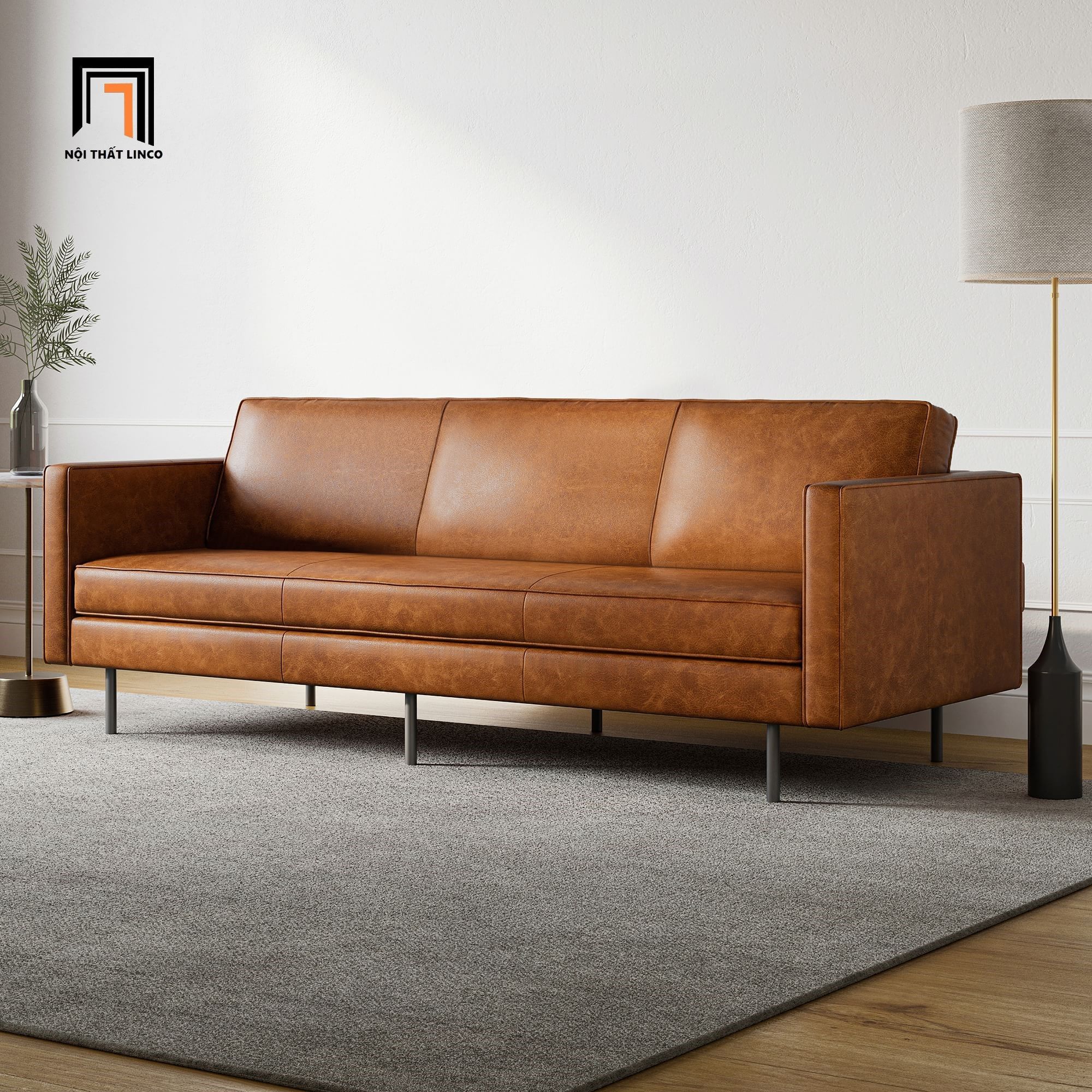 Ghế sofa giường thông minh GB14 Axel dài 2m da công nghiệp