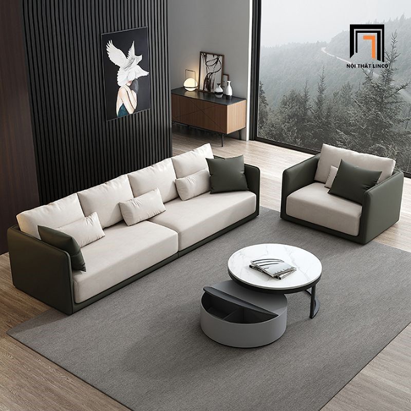 Bộ ghế sofa phòng khách KT71 Hobb cho gia đình sang trọng
