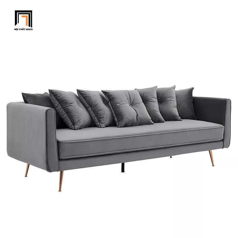 Ghế sofa văng dài BT15 bọc vải nhung mềm mịn