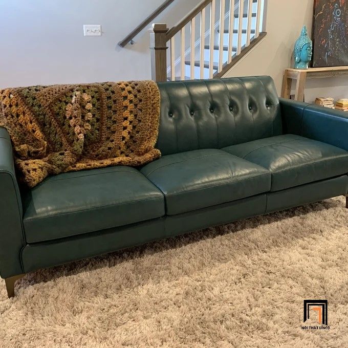 Ghế sofa băng bọc da công nghiệp BT173 Cornwall 2m cho văn phòng