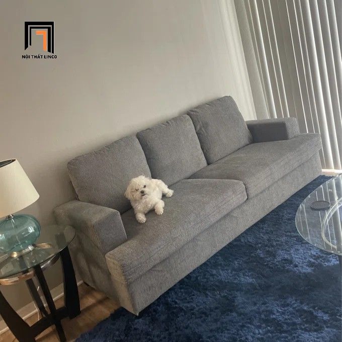Ghế sofa băng dài 2m BT243 Boileau cho chung cư nhỏ gọn