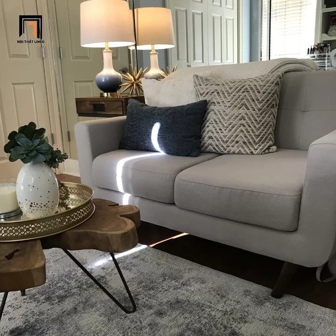Ghế sofa băng nhỏ gọn dài 1m3 BT218 Esmai cho phòng trọ
