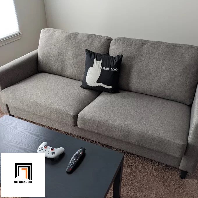 Ghế sofa băng BT6 Timmin dài 1m9 bọc vải bố thoáng mát