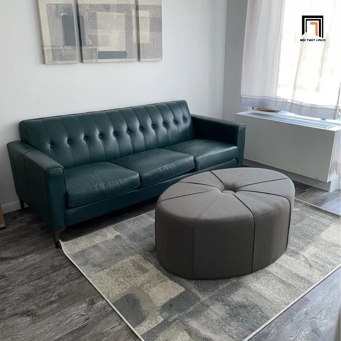 Ghế sofa băng bọc da công nghiệp BT173 Cornwall 2m cho văn phòng
