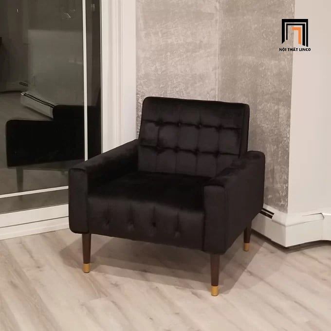Ghế sofa đơn vải nhung nỉ DT41 Wyton cho gia đình
