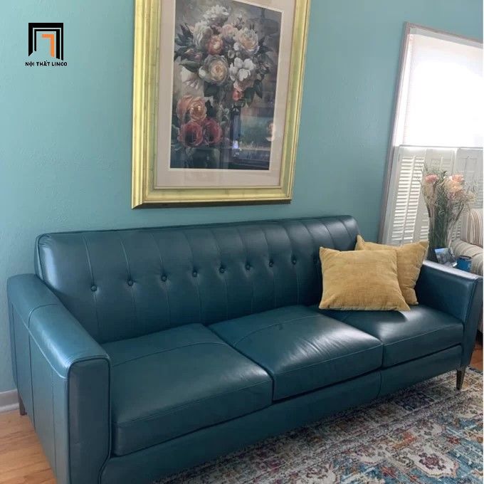 Ghế sofa băng bọc da công nghiệp BT173 Cornwall 2m cho văn phòng