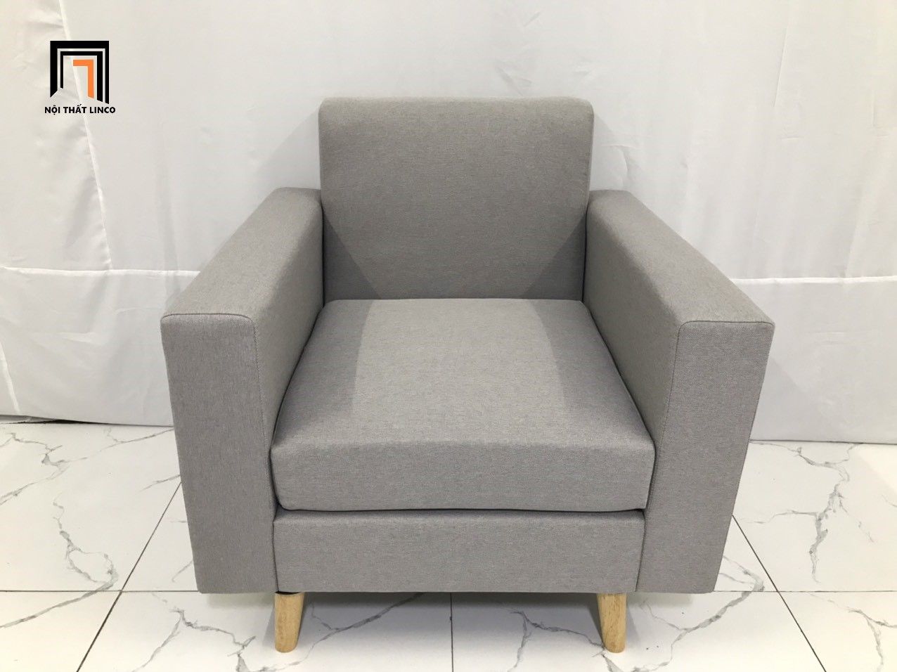 Ghế sofa đơn giá rẻ NS05 màu xám ghi trắng giá rẻ