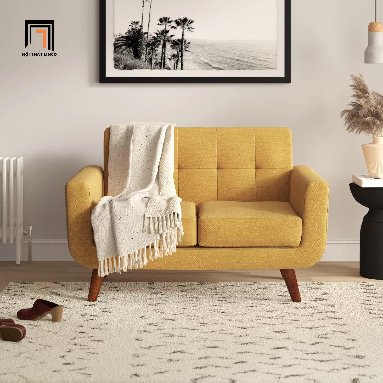 Ghế sofa băng nhỏ gọn dài 1m3 BT218 Esmai cho phòng trọ