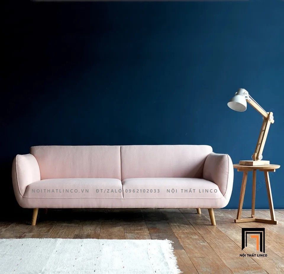 Ghế sofa băng màu xám trắng BT78 Indochine 2m giá rẻ