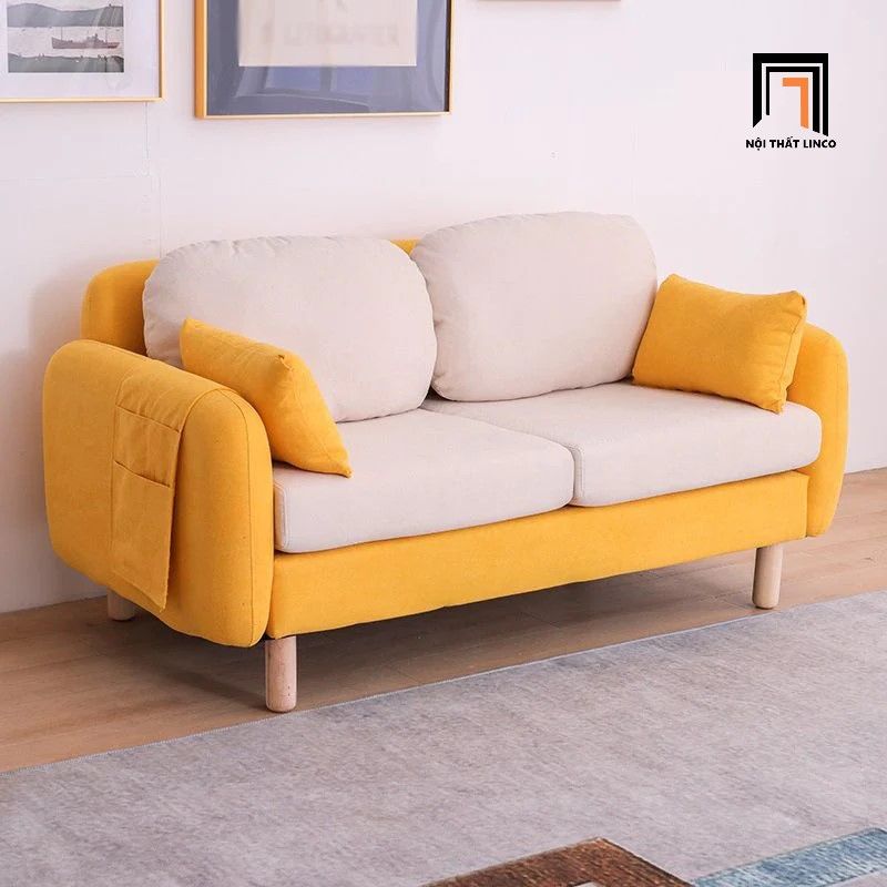 Ghế sofa băng nhỏ gọn BT156 Scandy dài 1m5 vải nỉ