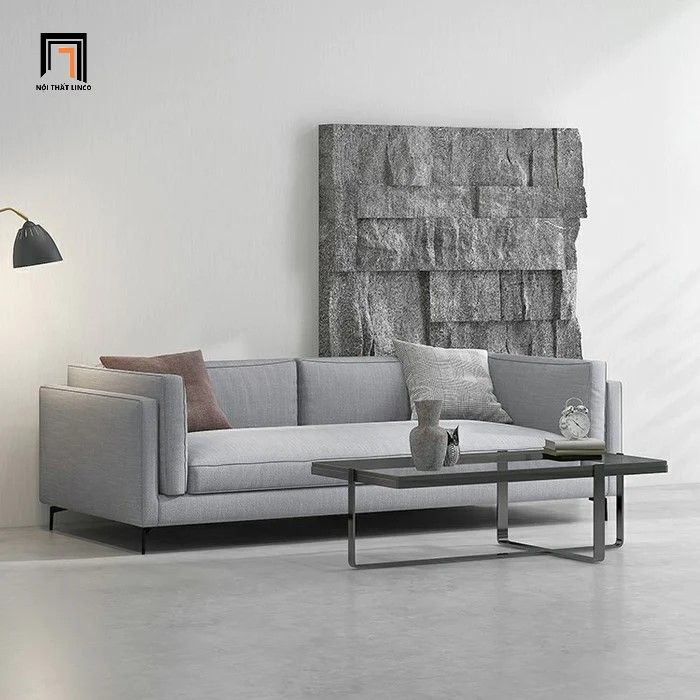 Ghế sofa băng dài 2m2 BT161 Gayemo cho phòng khách chung cư