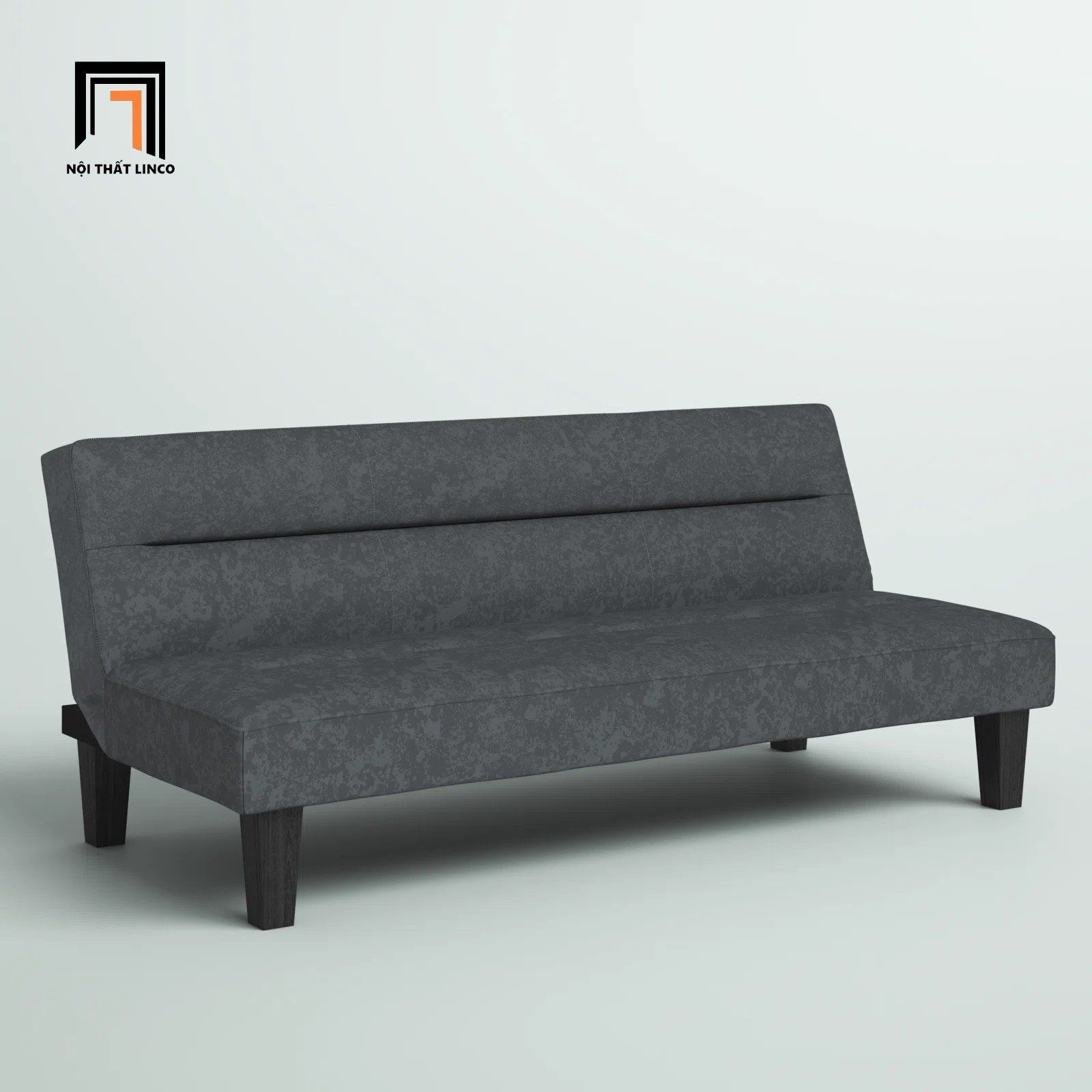 Ghế sofa bed bật giường hiện đại GB86 Fayette dài 1m7 xám đậm