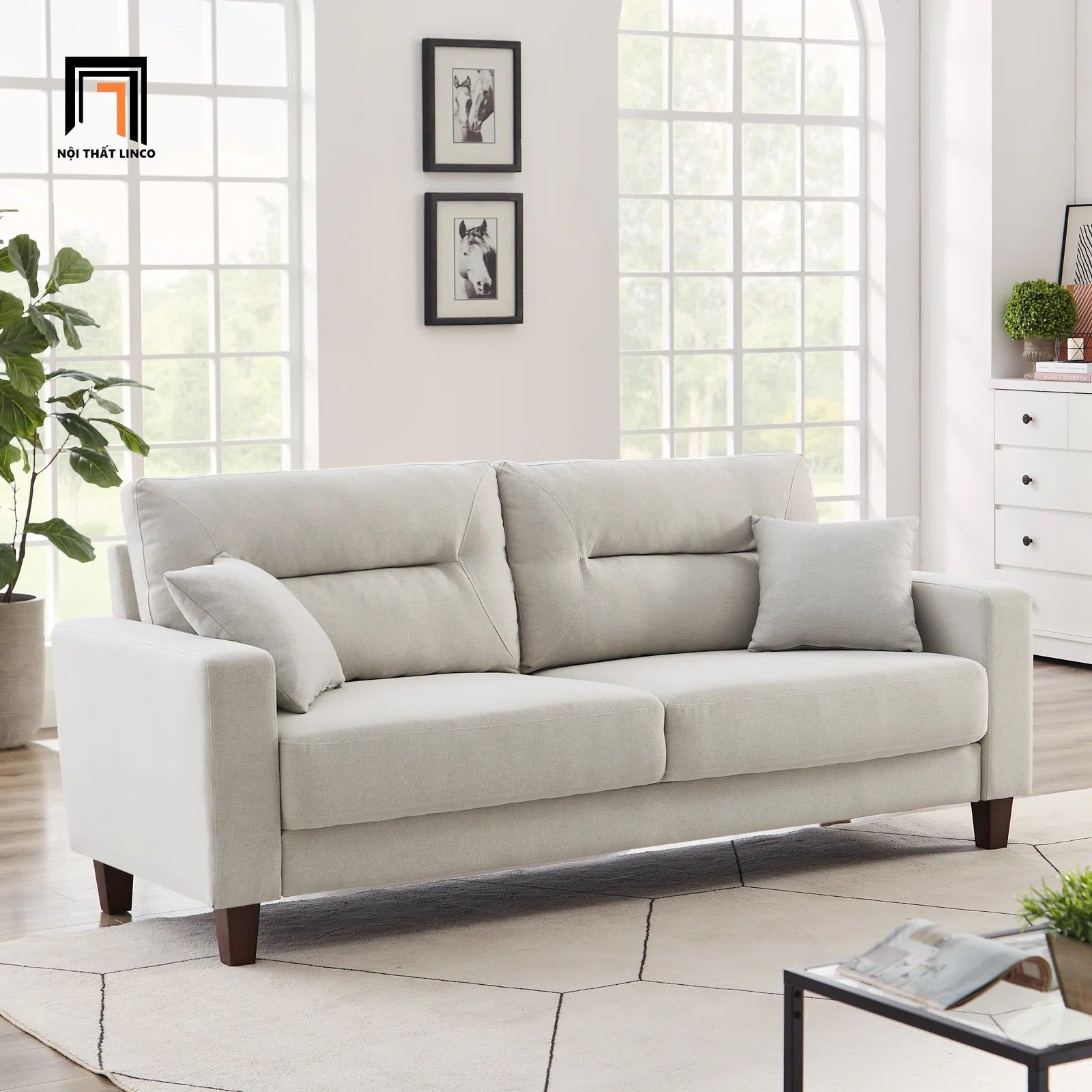 Ghế sofa băng thư giãn BT141 Linti dài 1m9 giá rẻ