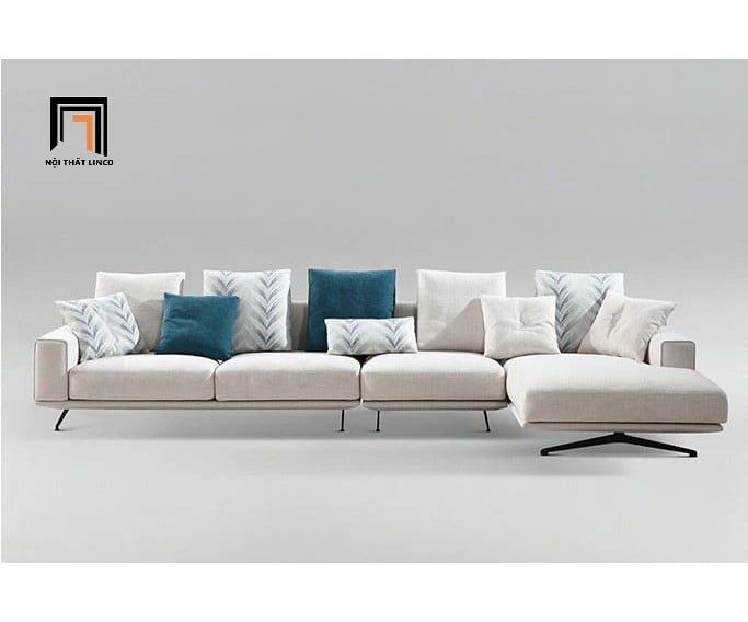 Bộ ghế sofa góc phòng khách lớn GT243 Altona 3m x 1m6 vải nỉ