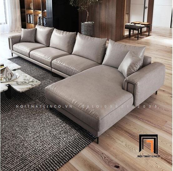 Bộ ghế sofa góc L lớn GT37-Palmer da công nghiệp sang trọng